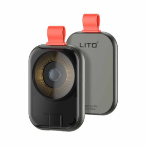 Φορτιστής Γραφείου Lito Wireless Charger for Apple Watch 3.5W Black with KeyRing