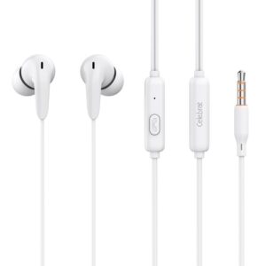 Ακουστικό Celebrat In-Ear Handsfree G26 3.5mm 1.2m White