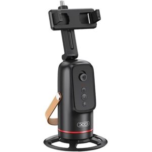Βάση Κινητου XO SS20 Intelligent Face Tracking Head 360 Rotating Live Desktop Self-Timer Head Black