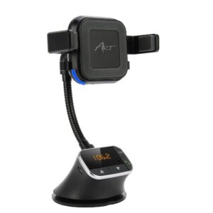 Βάση-Φορτιστής Art Car Holder 4in1 (Transmiter FM + wireles charger 10W + Car Speaker)