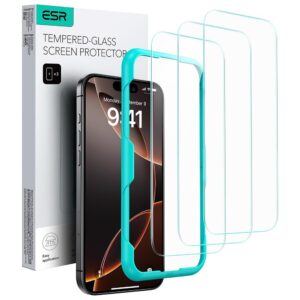 Προστασία οθόνης κινητού ESR Tempered Glass (3 pack) for iPhone 17 Air Clear