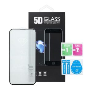 Προστασία οθόνης κινητού Oem 5D Full Glue Tempered Glass for iPhone 16 Pro Max / 17 Pro Max Black