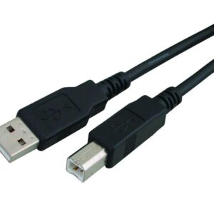 Powertech USB 2.0 Cable USB-A male - USB-B male Μαύρο 3m (CAB-U050)