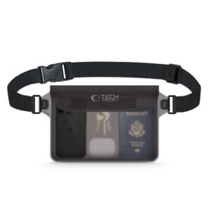 Τσαντάκι μέσης Tech-Protect UWP10 Universal Waterproof Pouch 10¨ Black/Clear