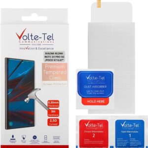 Προστασία οθόνης κινητού Volte-Tel Tempered Glass 9H for Xiaomi Note 14 Pro 5G/ Poco X7 Clear