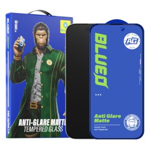 Προστασία οθόνης κινητού Blueo Anti-Glare Matte Glass for iPhone 16 Pro / iPhone 17 / iPhone 17 Pro Black