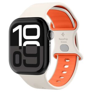 Λουράκι Spigen Nano Pop for Apple Watch 6/7/8/9/10/SE(40/41/42mm) Orange Beige