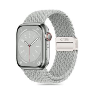 Λουράκι Tech Protect Nylonmag for Apple Watch 6/7/8/9/10/SE 40/41/42mm Stone