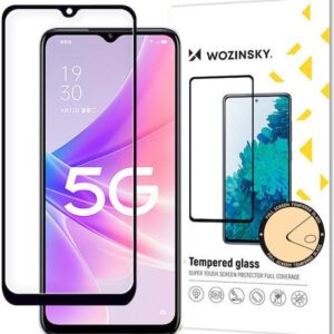 Προστασία οθόνης κινητού Wozinsky Case Friendly Full Glue Full Face Tempered Glass (Oppo A77 4G / A57 4G / A57s / A57e)
