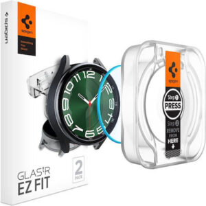 Προστασία Οθόνης Smartwatch Spigen GLAS.TR EZ-FIT 2-Pack for Galaxy Watch 6 Classic (47mm)