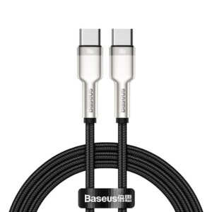 Baseus cable Cafule Metal PD USB-C - USB-C 1,0 m Black 100W
