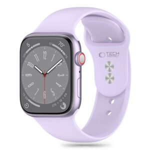 Λουράκι Tech Protect Silicone for Apple Watch 6/7/8/9/10/SE Ultra 1/2 44/45/46/49mm Elegant Purple