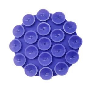 Techsuit Phone Holder Suction Pad for Selfies, Silicone, Adhesive Mount, Round Shape Dark Blue