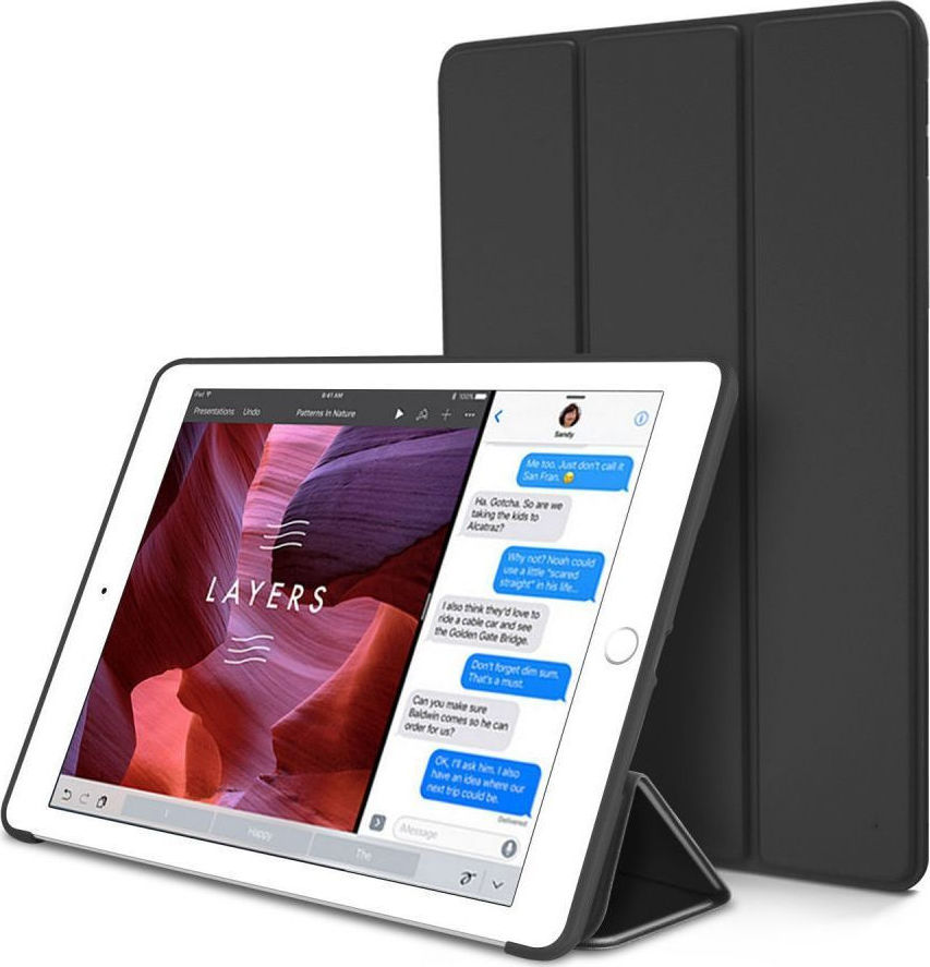 Θήκη Tablet Tech-Protect Smart Case for Apple iPad Air Book Black