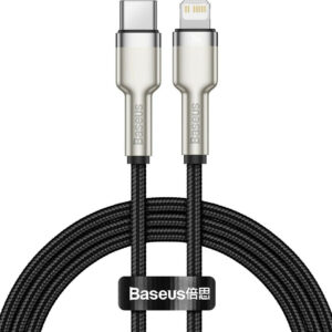 Baseus Cable Cafule Metal PD USB-C Lightning 1.0 m Black 20W