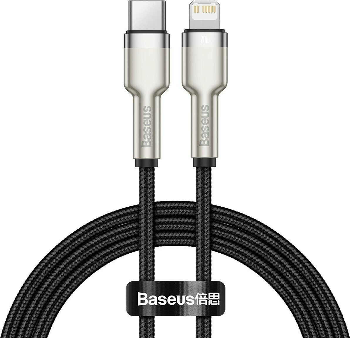 Baseus Cable Cafule Metal PD USB-C Lightning 1.0 m Black 20W