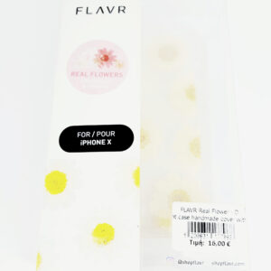 Θήκη κινητού Flavr Real Flower - Daisy - transparent  handmade cover with real flowers for iPhone X