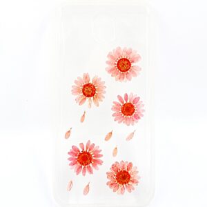Θήκη κινητού Flower  For Samsung J7 J730 2017 (pink flower)