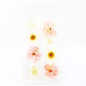 Θήκη κινητού Flower  For Samsung J7 J730 2017 (pink-white flowers)