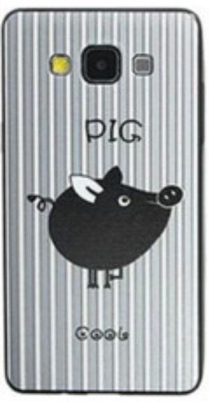 Θήκη κινητού Oem Silicone Pig Style  For Samsung Galaxy A3 2015 Tpu Black