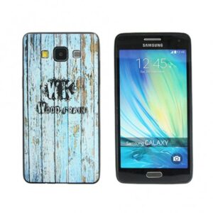 Θήκη κινητού For Samsung Galaxy A3 2015 Wood Grain Blue