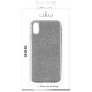 Θήκη κινητού Puro Glitter Shine Cover for iPhone XS Max Silver