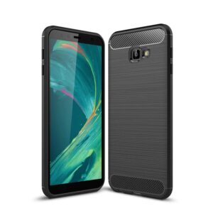 Θήκη κινητού Carbon  Flexible cover TPU For Samsung Galaxy J4 plus 2018 black