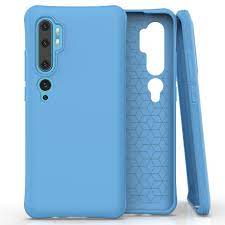 Θήκη κινητού Soft Color Flexible Gel  for Xiaomi Mi Note 10  Mi Note 10 Pro  Mi CC9 Pro Blue
