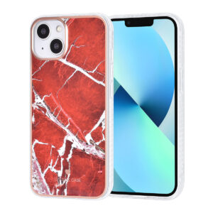 Θήκη κινητού UNIQ Accessory iPhone 13  - Marble Red