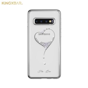 Θήκη κινητού Kingxbar Wish Series  with Swarovski Crystals for Samsung Galaxy S10 Silver