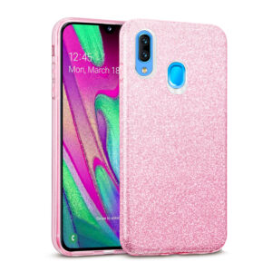 Θήκη κινητού Glitter 3 in 1 for Samsung Galaxy A40 Pink