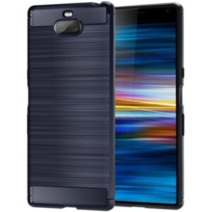 Θήκη κινητού Forcell Carbon Silicone for Sony Xperia 10 TPU Blue