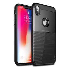 Θήκη κινητού iPaky Carbon Fiber Flexible TPU  For Iphone XS/X Black