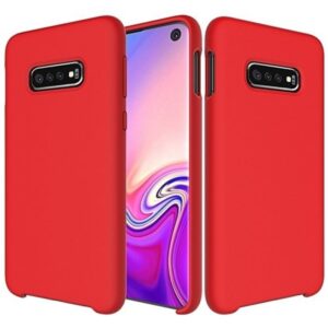 Θήκη κινητού Silicone  Soft Flexible Rubber for Samsung Galaxy S10e Red
