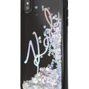 Θήκη κινητού Karl Lagerfeld For iPhone XS Max Liquid Glitter  Black