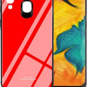 Θήκη κινητού Glass  for Samsung Galaxy A40 Red