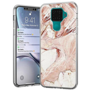 Θήκη κινητού Wozinsky Marble TPU  For Huawei Mate 30 Lite Pink
