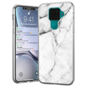 Θήκη κινητού Wozinsky Marble TPU  For Huawei Mate 30 Lite White