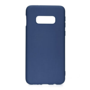 Θήκη κινητού Silicone  Soft Flexible Rubber Cover for Samsung Galaxy S10 dark blue