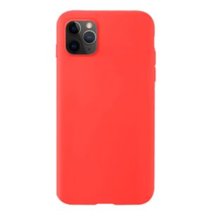 Θήκη κινητού Silicone  Soft Flexible Rubber Cover for iPhone 11 Pro red