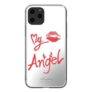 Θήκη κινητού Kingxbar Angel mirror  decorated with original Swarovski crystals For iPhone 11 Pro transparent
