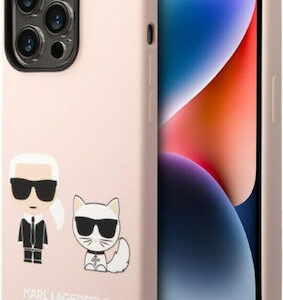 Θήκη κινητού Karl Lagerfeld Hardcase Magsafe for Apple iPhone 14 Pro Max Karl&Choupette Light Pink