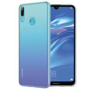 Θήκη κινητού Huawei Flexible Clear  Soft Flexible Gel TPU Cover for Huawei Y7 2019 transparent