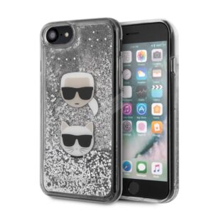 Θήκη κινητού Karl Lagerfeld For iPhone 7/8 /SE 2020 hard silver Glitter