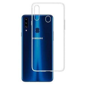 Θήκη κινητού Lime Θηκη για Samsung A20s A207 Slimclear TPU Camera Guard Transparent