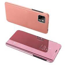 Θήκη κινητού Hurtel Clear View  cover  For Huawei Y5p pink