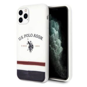 Θήκη Κινητού U.S. Polo Pattern Collection for Apple iPhone 11 Pro TPU White