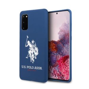 Θήκη κινητού US Polo USHCS62SLHRNV for S20 G980 granatowy/navy Silicone Collection