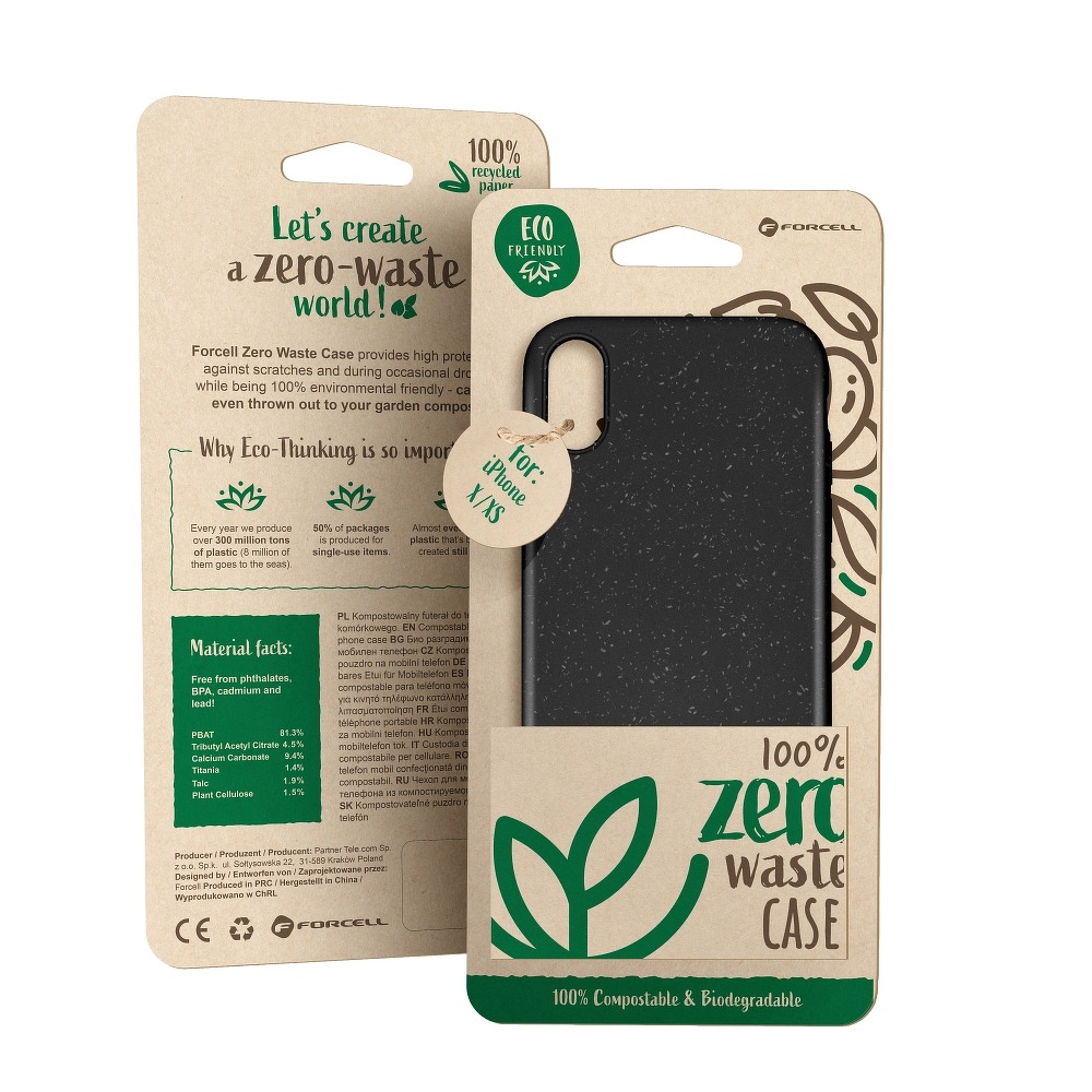 Θήκη κινητού Forcell Bio - Zero Waste for iPhone 11 Pro black - Image 2