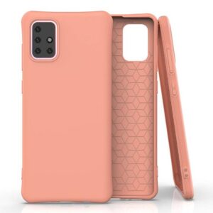 Θήκη κινητού Soft Color  flexible gel  for Samsung Galaxy A71 orange